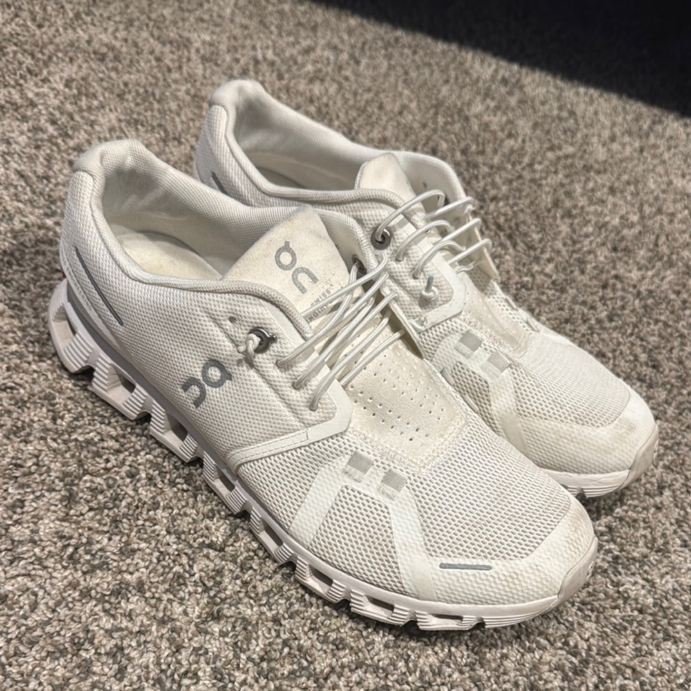 On Running White Athletic Sneakers